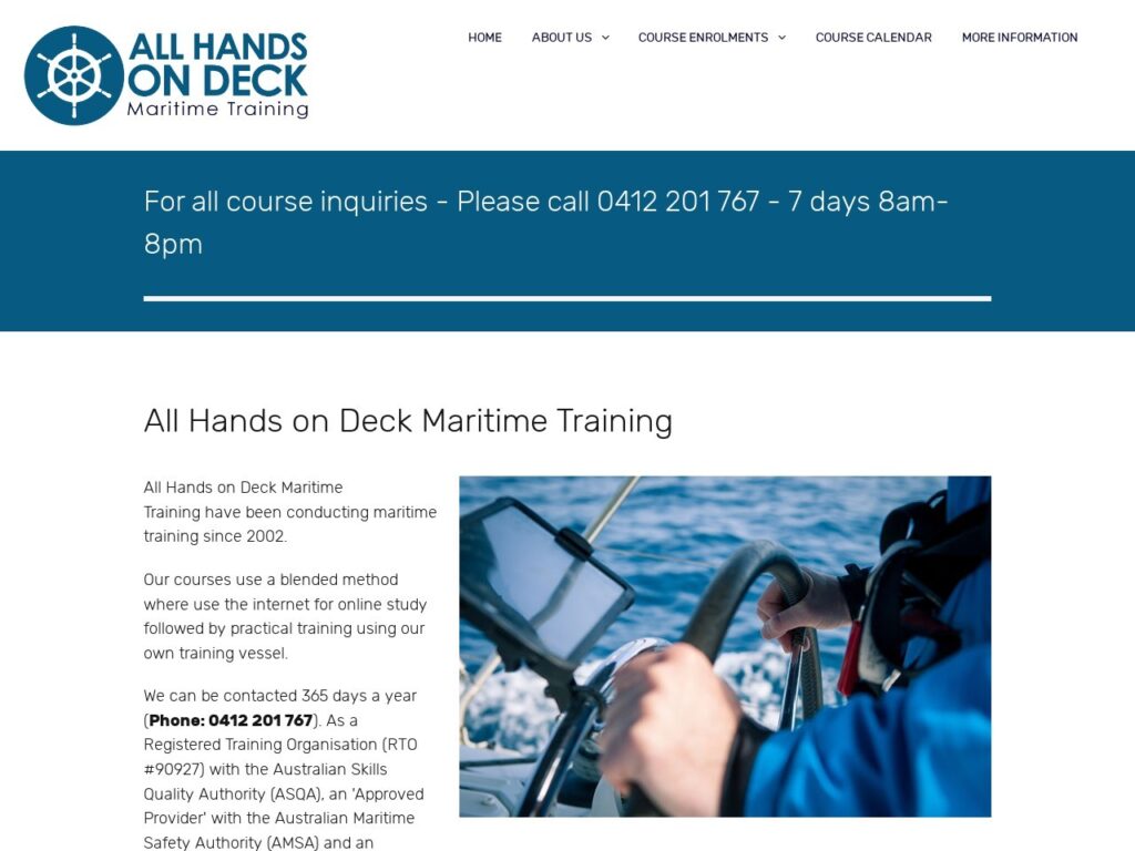 All Hands on Deck Maritime Training