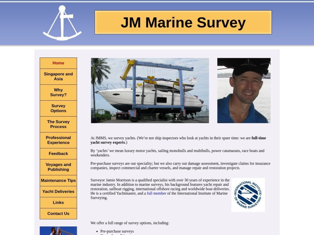 JM Marine Survey – Marine Surveyors Singapore and Sydney